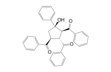 1-Phenyl-c-2,t-3,c-4-4-tribenzoyl-r-1-cyclopentanol
