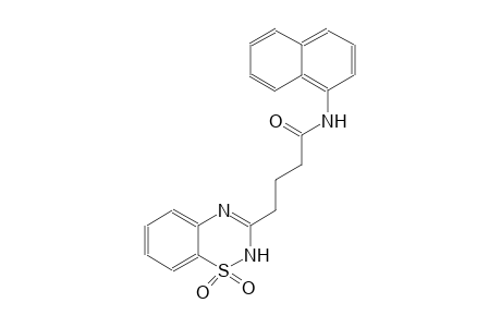 4-(1,1-dioxido-2H-1,2,4-benzothiadiazin-3-yl)-N-(1-naphthyl)butanamide