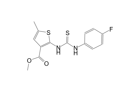 methyl 2-{[(4-fluoroanilino)carbothioyl]amino}-5-methyl-3-thiophenecarboxylate