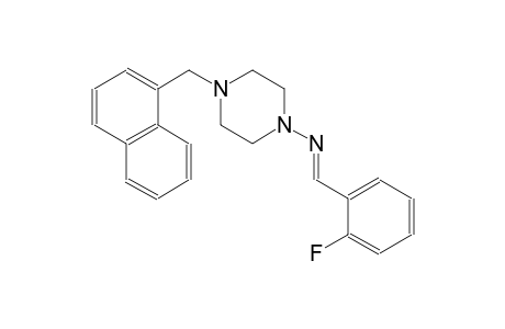 1-piperazinamine, N-[(E)-(2-fluorophenyl)methylidene]-4-(1-naphthalenylmethyl)-