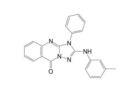 2-(3-Methylanilino)-3-phenyl-[1,2,4]triazolo[5,1-b]quinazolin-9-one