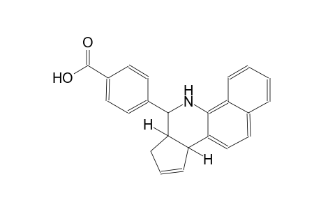 benzoic acid, 4-[(6R,6aS,9aR)-6,6a,7,9a-tetrahydro-5H-benzo[h]cyclopenta[c]quinolin-6-yl]-