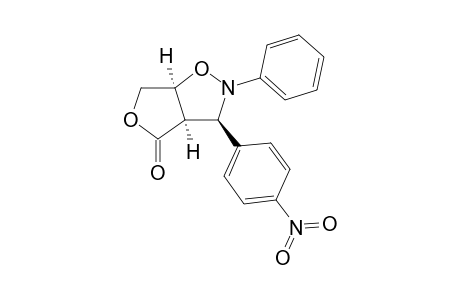 (3R,3aR,6aS)-3-(4-nitrophenyl)-2-phenyl-3,3a,6,6a-tetrahydrofuro[3,4-d]isoxazol-4-one