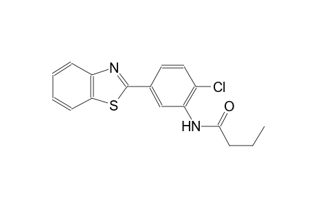 butanamide, N-[5-(2-benzothiazolyl)-2-chlorophenyl]-