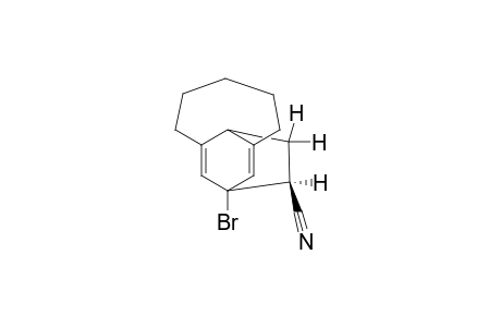 10-Bromo-11(12)-cyanotricyclo[7.3.1.0(3,10)]trideca-2,9(13)-diene