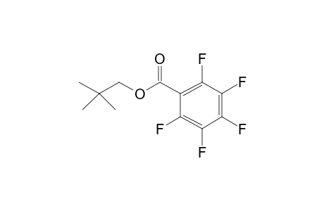 Pentafluorobenzoic acid, 2,2-dimethylpropyl ester