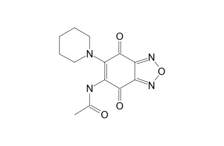 5-PENTAHYDROPYRIDYL-6-ACETAMIDOBENZOFURAZAN