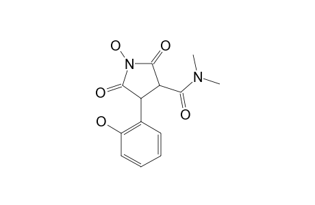 1-HYDROXY-4-(2-HYDROXYPHENYL)-N,N-DIMETHYL-2,5-DIOXOPYRROLIDINE-3-CARBOXAMIDE