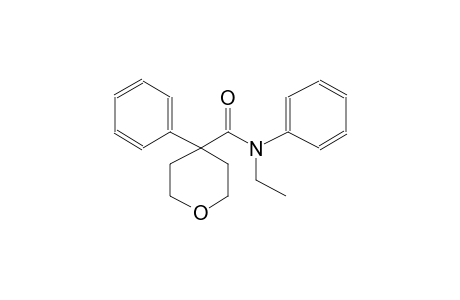 N-ethyl-N,4-diphenyltetrahydro-2H-pyran-4-carboxamide
