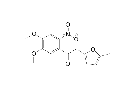 1-(4,5-Dimethoxy-2-nitrophenyl)-2-(5-methylfuran-2-yl)ethanone