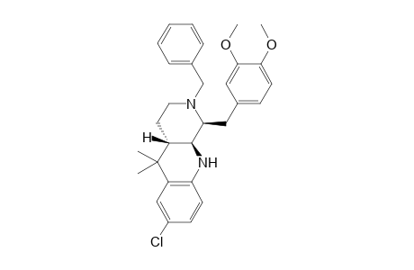 (1S,4aS,10aS)-2-benzyl-7-chloro-1-(3,4-dimethoxybenzyl)-5,5-dimethyl-1,2,3,4,4a,5,10,10a-octahydrobenzo[b][1,7]naphthyridine