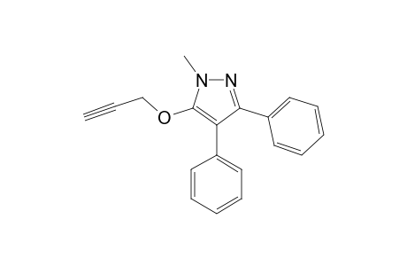 3,4-DIPHENYL-1-METHYL-5-PROPARGYLOXY-PYRAZOLE