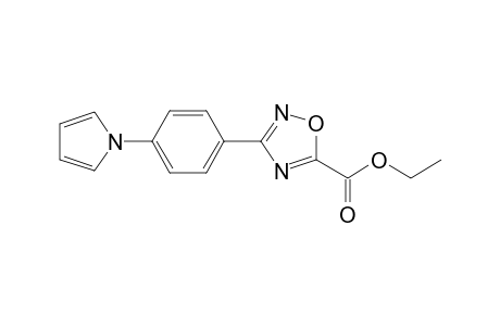 1,2,4-Oxadiazole-5-carboxylic acid, 3-[4-(1H-pyrrol-1-yl)phenyl]-, ethyl ester