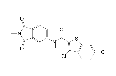 3,6-dichloro-N-(2-methyl-1,3-dioxo-2,3-dihydro-1H-isoindol-5-yl)-1-benzothiophene-2-carboxamide