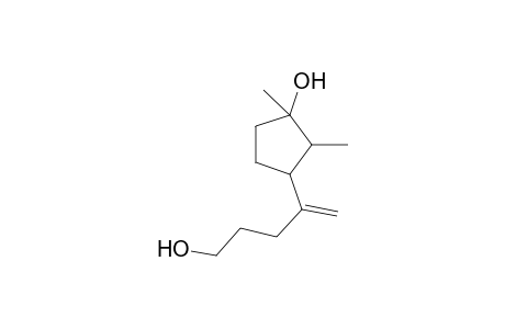 1,2-Dimethyl-3-(5-oxidanylpent-1-en-2-yl)cyclopentan-1-ol