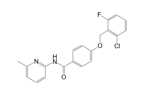 4-(2-Chloro-6-fluoro-benzyloxy)-N-(6-methyl-pyridin-2-yl)-benzamide