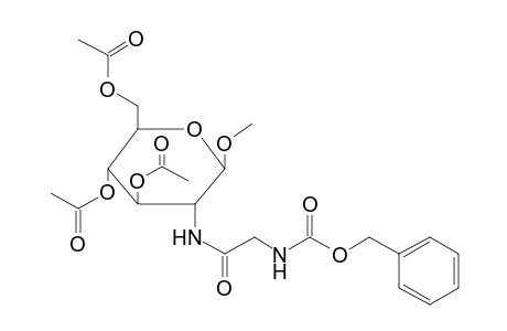 Methyl 3,4,6-tri-O-acetyl-N-(N-(benzyloxycarbonyl)glycyl)-beta-d-glucosaminide