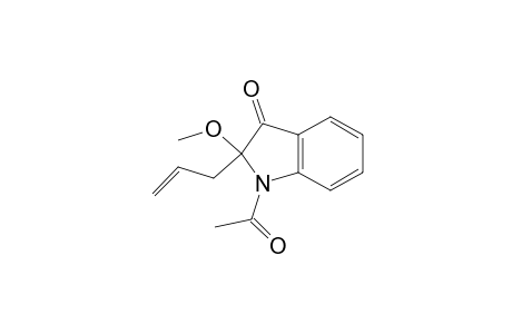 1-Acetyl-2-allyl-2-methoxy-1,2-dihydroindol-3-one