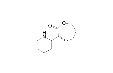 6-(2-piperidinyl)-3,4-dihydro-2H-oxepin-7-one