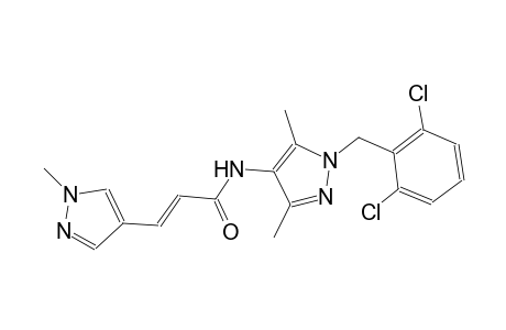 (2E)-N-[1-(2,6-dichlorobenzyl)-3,5-dimethyl-1H-pyrazol-4-yl]-3-(1-methyl-1H-pyrazol-4-yl)-2-propenamide