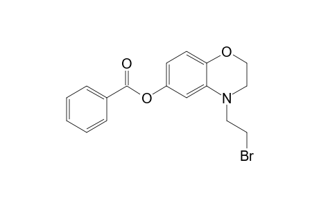 4-(2-Bromoethyl)-3,4-dihydro-2H-benzo[b][1,4]oxazin-6-yl benzoate