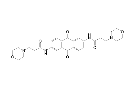 3-(4-morpholinyl)-N-[6-[[3-(4-morpholinyl)-1-oxopropyl]amino]-9,10-dioxo-2-anthracenyl]propanamide