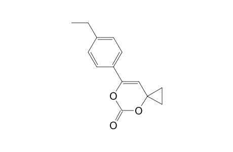 7-(4-Ethylphenyl)-4,6-dioxa-5-carbonyl-spiro[2,5]-7-octene
