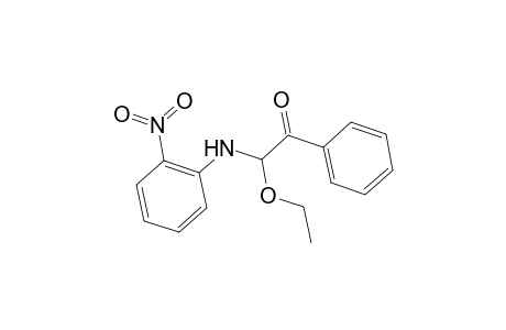 Ethanone, 2-ethoxy-2-[(2-nitrophenyl)amino]-1-phenyl-