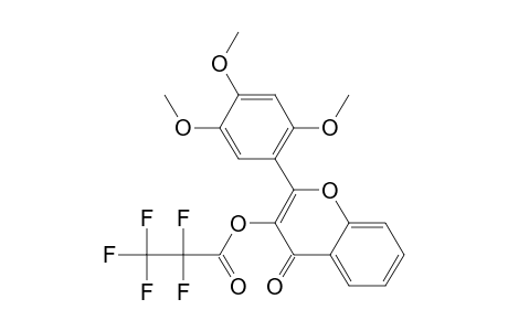 3-(Pentafluoropropionyl)oxy-2',4',5'-trimethoxyflavone