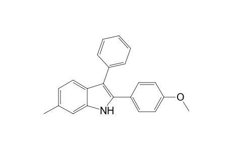 2-[4'-Methoxyphenyl)-6-methyl-3-phenylindole