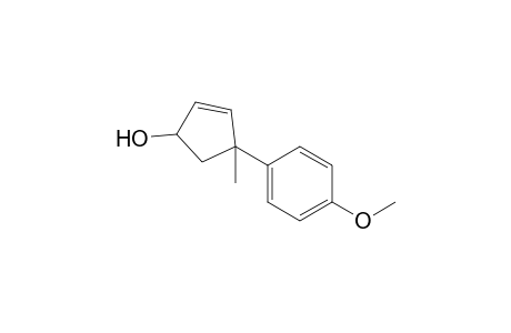 4-(4-Methoxyphenyl)-4-methyl-1-cyclopent-2-enol