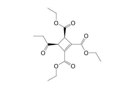 TRIETHYL-4-PROPIONYL-CYCLOBUT-1-ENE-1,2,3-TRICARBOXYLATE