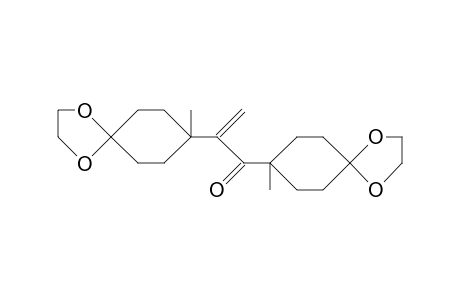 1,2-Bis-(1-methyl-4,4-ethylenedioxycyclohexyl)prop-2-en-1-one