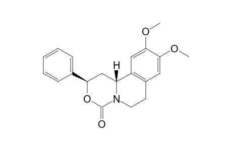 (2R*,11bR*)-9,10-Dimethoxy-2-phenyl-1,6,7,11b-tetrahydro-2H,4H-1,3-oxazino[4,3-a]isoquinoline-4-one