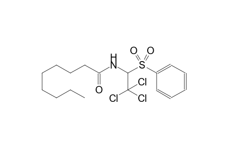 N-[2,2,2-trichloro-1-(phenylsulfonyl)ethyl]nonanamide