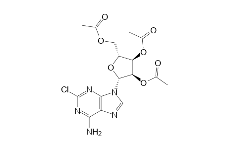 Adenosine, 2-chloro-, 2',3',5'-triacetate