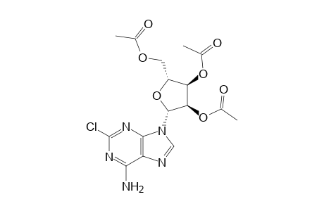 Adenosine, 2-chloro-, 2',3',5'-triacetate