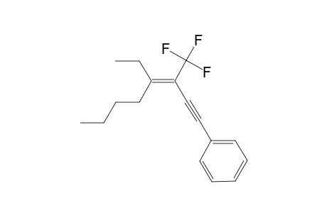 (E)-4-ETHYL-1-PHENYL-3-TRIFLUOROMETHYL-OCT-3-EN-1-YNE