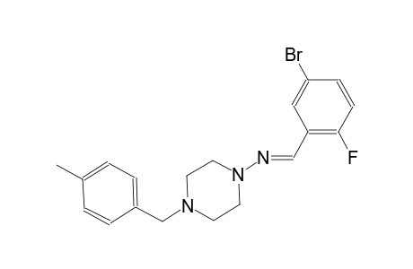 1-piperazinamine, N-[(E)-(5-bromo-2-fluorophenyl)methylidene]-4-[(4-methylphenyl)methyl]-