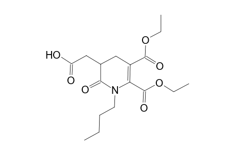 2-[1-Butyl-1,2,3,4-tetrahydro-5,6-bis(ethoxycarbonyl)-2-oxopyridin-3-yl]acetic Acid