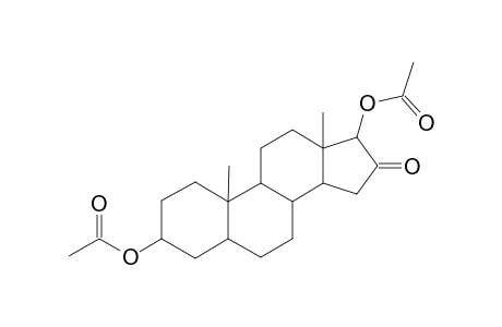17-(Acetyloxy)-16-oxoandrostan-3-yl acetate