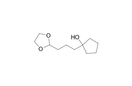 2-[3-(1-Hydroxycyclopentyl)propyl]-1,3-dioxolane