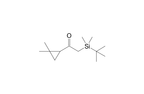1-(2,2-Dimethylcyclopropyl)-2-t-butyldimethylsilyl-1-ethanone