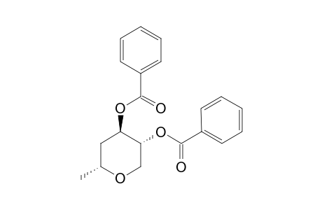 (3S,4R,6R)-3,4-Di(Benzoyloxy)-6-methyltetrahydropyran