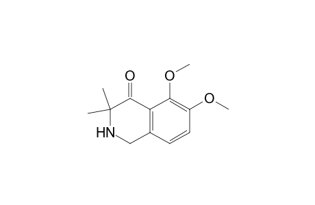 4(1H)-Isoquinolinone, 2,3-dihydro-5,6-dimethoxy-3,3-dimethyl-