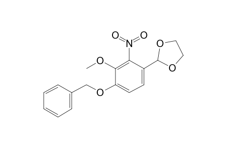 1,3-Dioxole, 2-[4-benzyloxy-3-methoxy-2-nitrophenyl]-