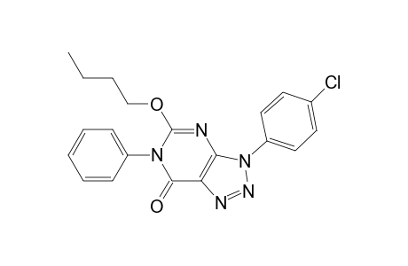 5-(n-Butoxy)-3-(4-chlorophenyl)-6-phenyl-3,6-dihydro-7H-1,2,3-triazolo[4,5-d]pyrimidin-7-one