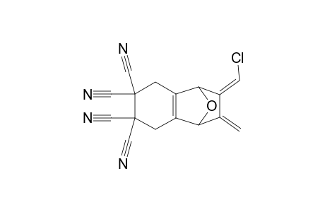 1,4-Epoxynaphthalene-6,6,7,7-tetracarbonitrile, 2-(chloromethylene)-1,2,3,4,5,8-hexahydro-3-methylene-, (Z)-