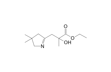 Ethyl 3-(3,3-dimethyl-3,4-dihydro-2H-pyrrol-5-yl)-2-hydroxy-2-methylpropanoate