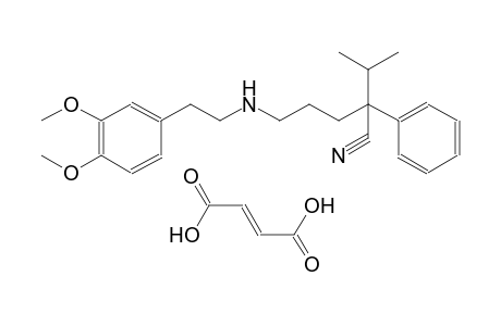 (2E)-2-butenedioic acid compound with 5-{[2-(3,4-dimethoxyphenyl)ethyl]amino}-2-isopropyl-2-phenylpentanenitrile (1:1)
